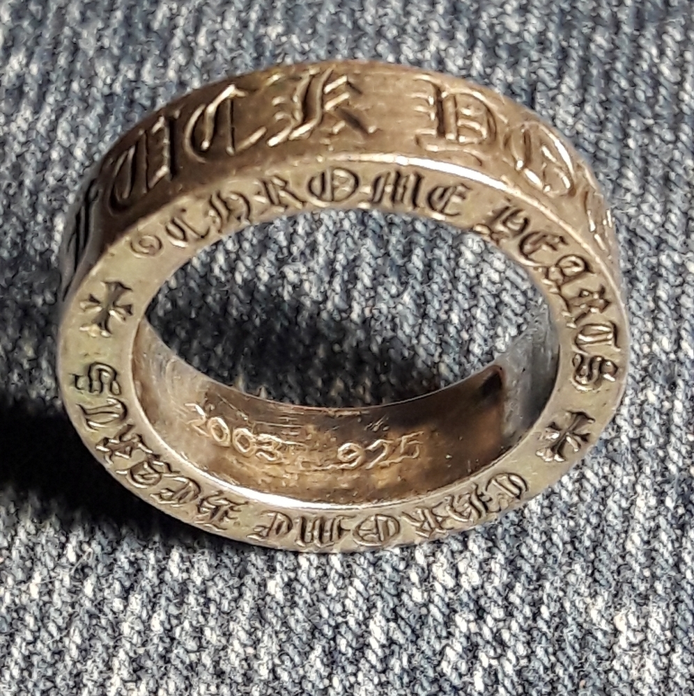 Chrome Hearts Sterling Silver FU ring